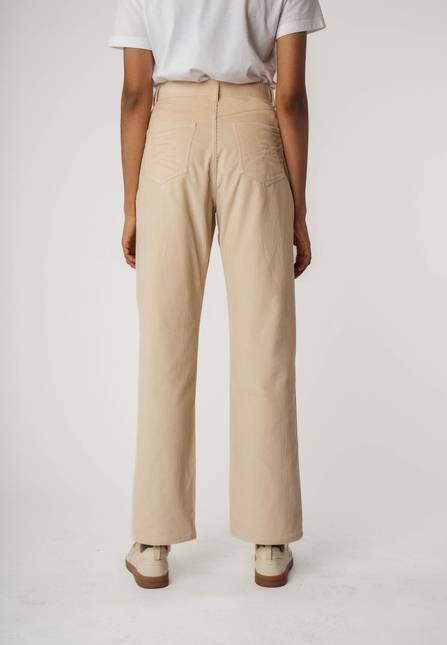 Melawear Cord Hose mit hohem Bund und weitem Bein OORJA Tägliche Deals