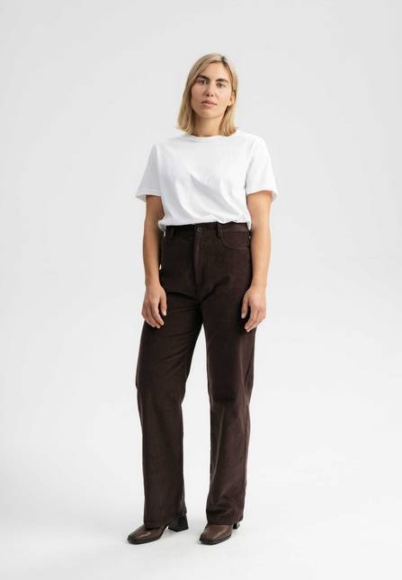 Melawear Cord Hose mit hohem Bund und weitem Bein OORJA Sonderangebote
