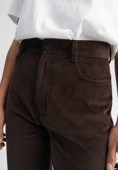Melawear Cord Hose mit hohem Bund und weitem Bein OORJA Sonderangebote