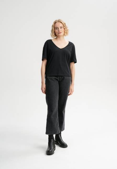 Melawear Damen V-Neck T-Shirt LALI Sonderangebot der Fabrik