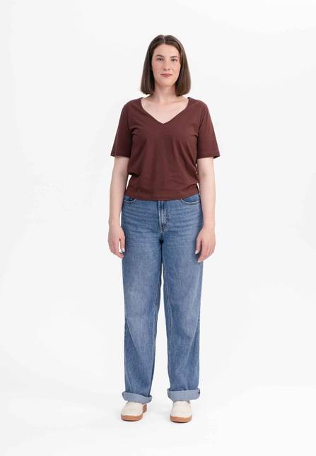 Melawear Damen V-Neck T-Shirt LALI Bis zu 55% Rabatt