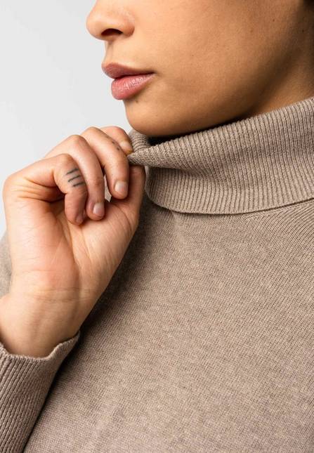 Melawear Feinstrick Rollkragenpullover MAYURA Super Rabatt