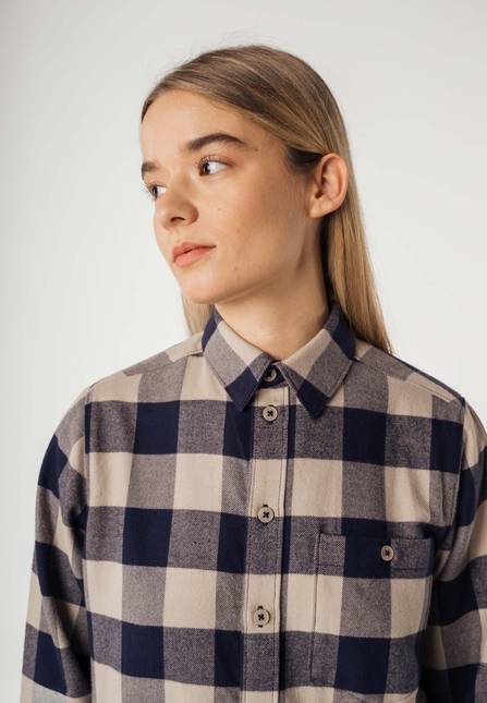 Melawear Flanell Shirt AKHELA 50% Rabatt mit kostenlosem Versand