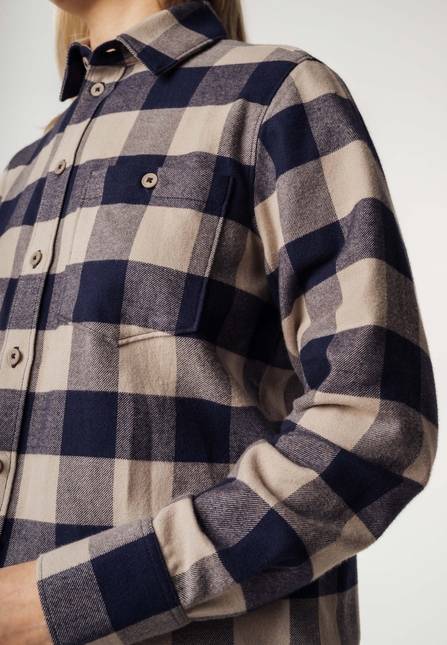 Melawear Flanell Shirt AKHELA 50% Rabatt mit kostenlosem Versand