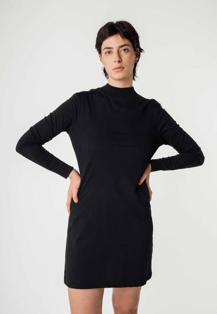 Melawear Mockneck Jerseykleid JANANI Clearance-Verkauf