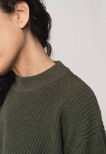 Melawear Rippstrick Pullover MANIKA Speichern exportieren