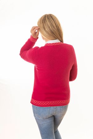 Pezzo D'oro Damentrachtenstrickjacke pink, reine Merinowolle,nachhaltig aus Bayern Kostenlose Rückgabe
