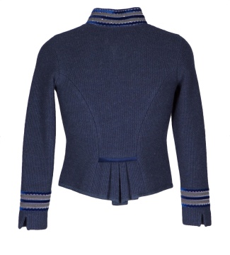 Pezzo D'oro Damen Trachtenstrickjacke in jeansblau von Litzlfelder Kostenloser Versand international