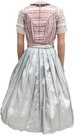 Pezzo D'oro Designer Dirndl Midi rose/silber Festtagsdirndl,Pezzo D&#039;oro Online
