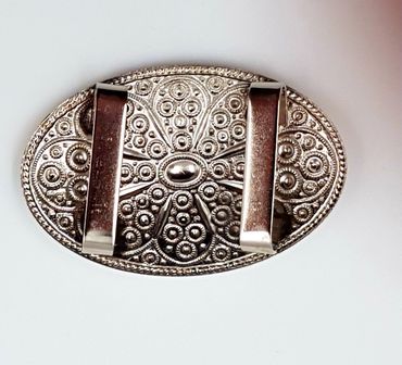 Pezzo D'oro Dirndlschließe, Trachtenspangerl,Schürzenschließe,silber Sonderangebot