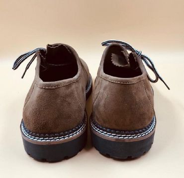 Pezzo D'oro Haferlschuh in Antik Finish braun,Schnürschuh,echt Leder, Muttertagsangebot