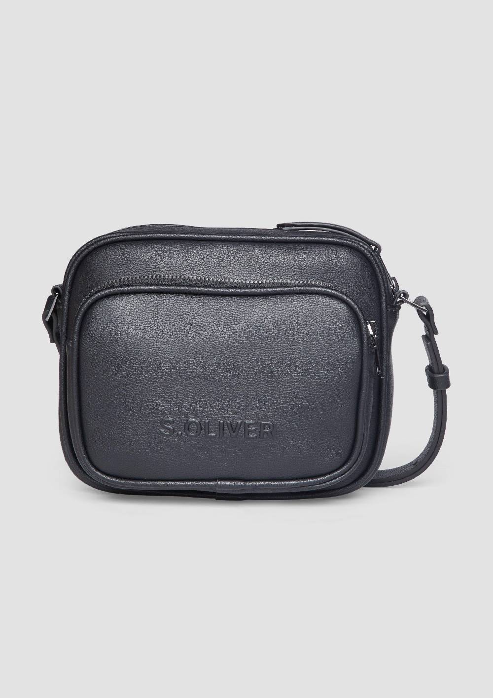 s.Oliver Große Camera-Bag in Leder-Optik 50% Rabatt mit kostenlosem Versand