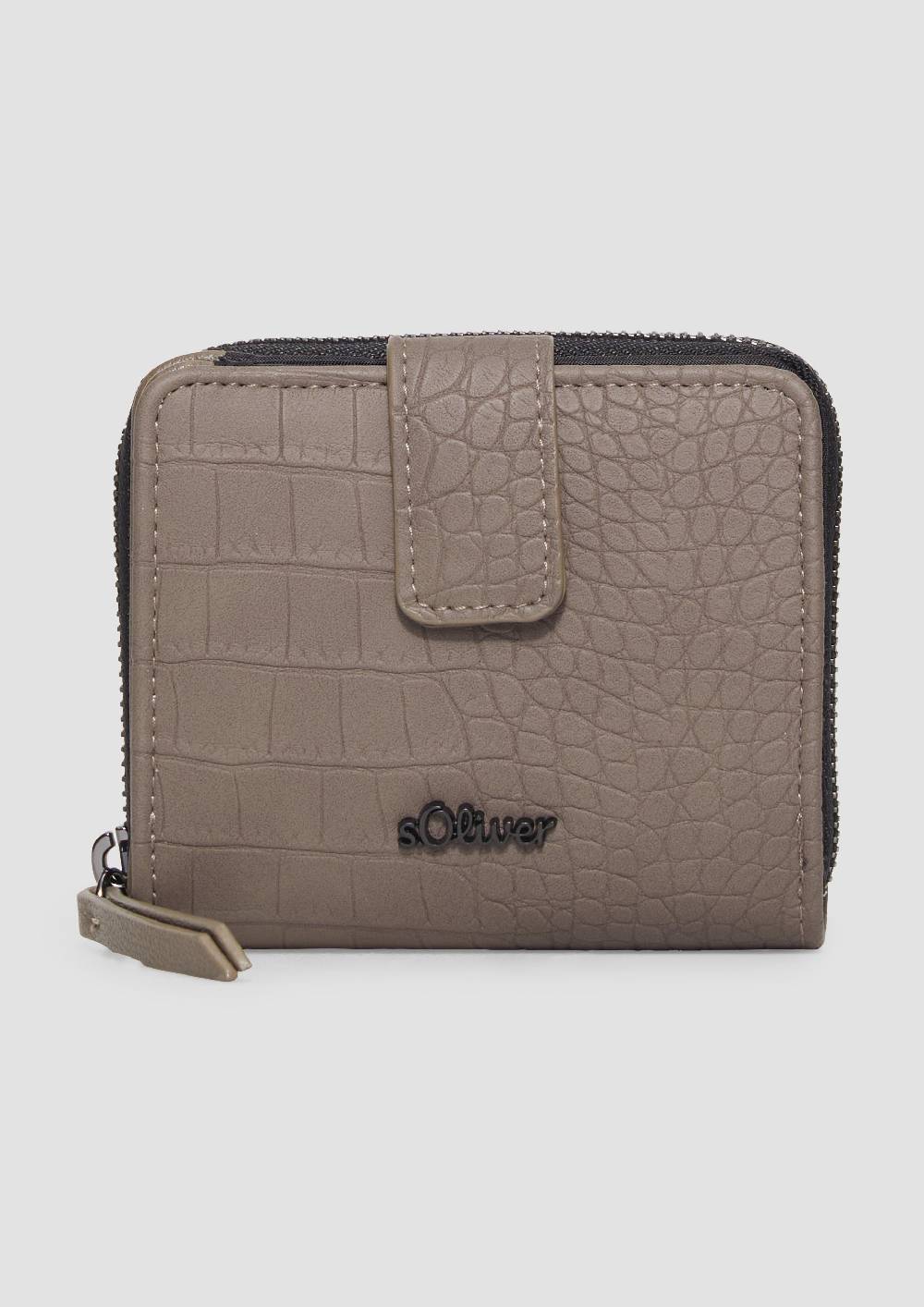 s.Oliver Portemonnaie mit Kroko-Struktur Black Friday Preise