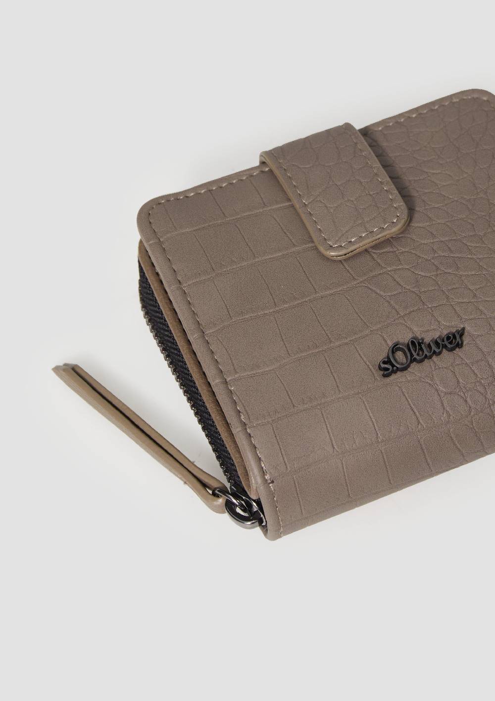 s.Oliver Portemonnaie mit Kroko-Struktur Black Friday Preise