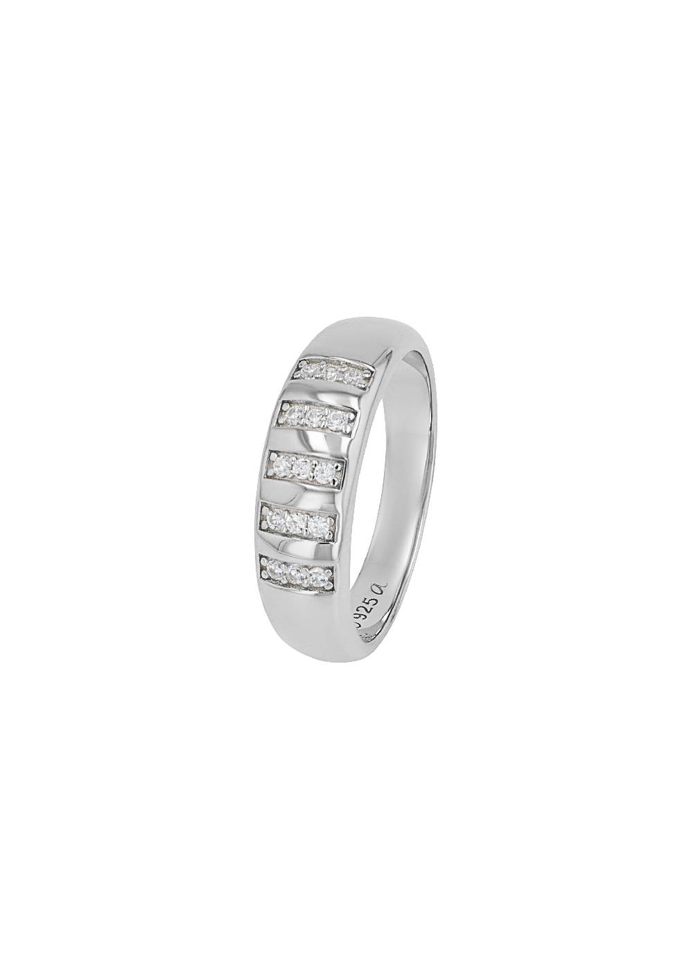 s.Oliver Silber-Ring mit Zirkonia-Steinen Online