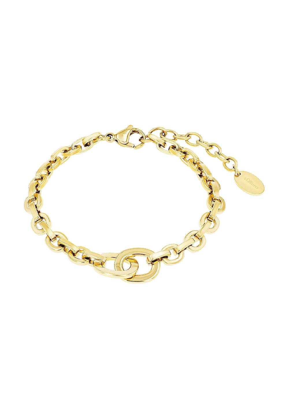s.Oliver Statement-Armkette aus Edelstahl Begrenztes Angebot