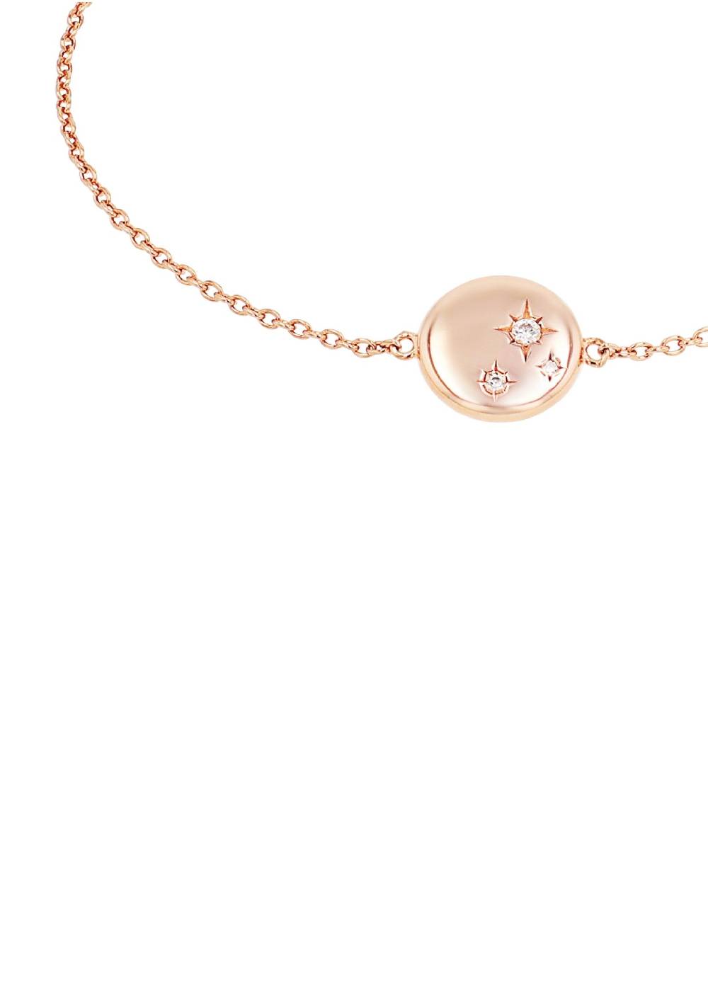 s.Oliver rosévergoldet Silber-Armband mit Stern-Motiv Weihnachtsangebot