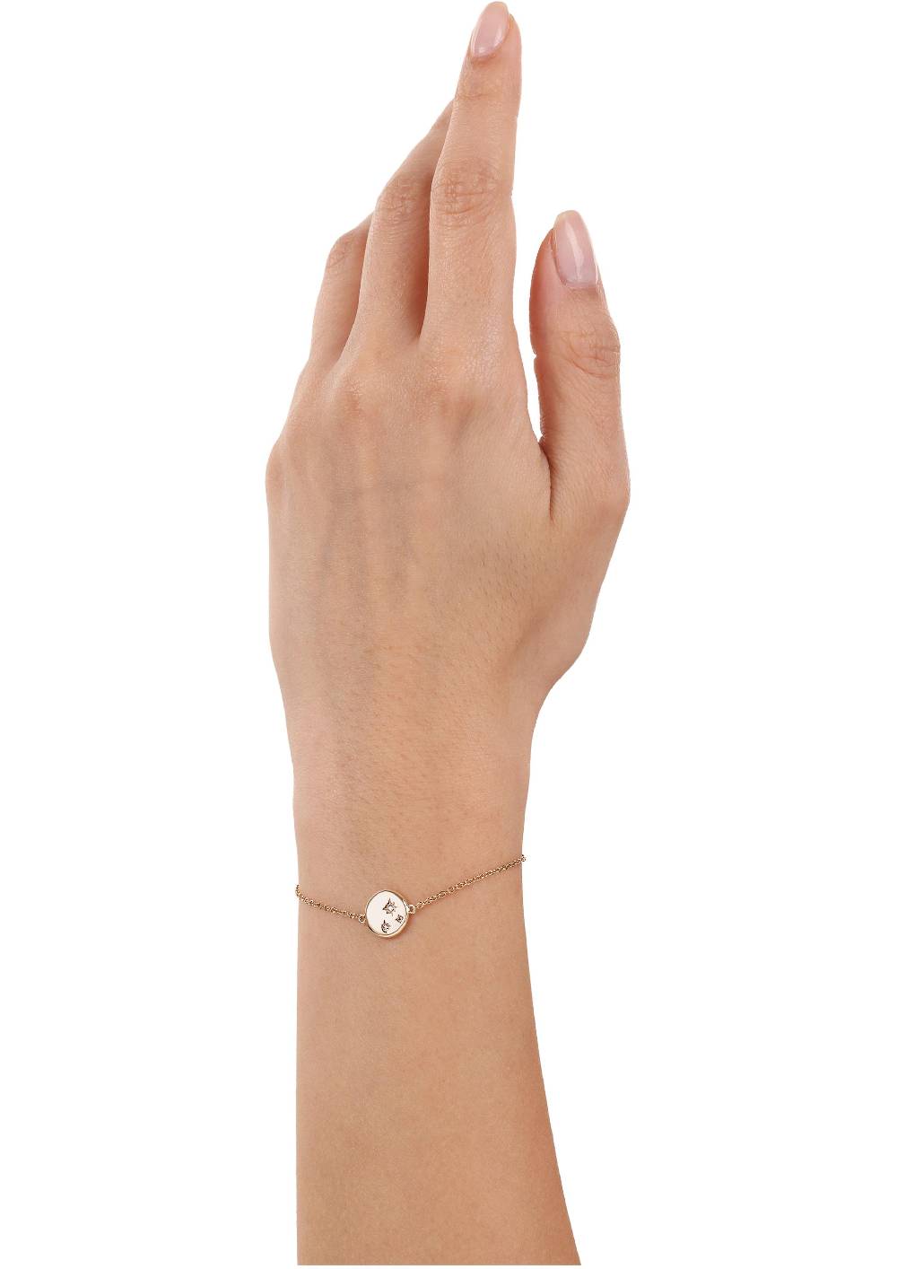 s.Oliver rosévergoldet Silber-Armband mit Stern-Motiv Weihnachtsangebot