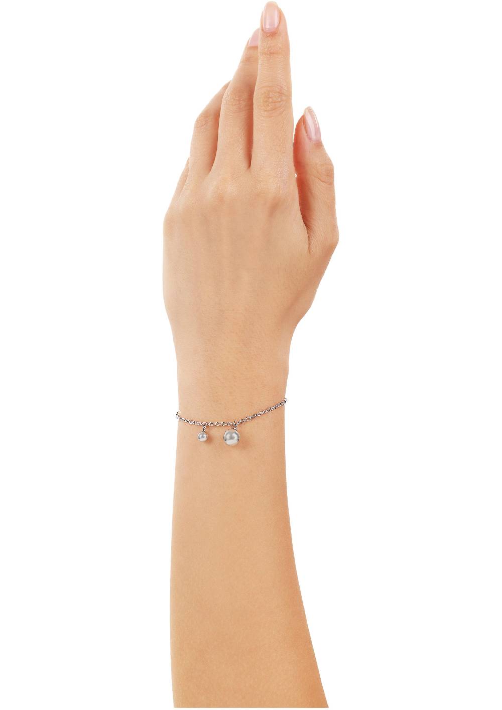 s.Oliver Silber-Armkette mit Zirkonia-Anhängern Valentinstagsangebot