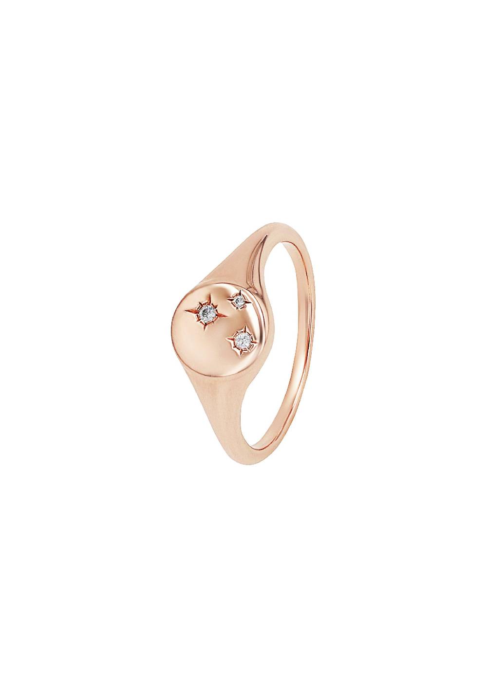 s.Oliver rosévergoldeter Silber-Ring mit Zirkonia-Steinen Lagerräumung