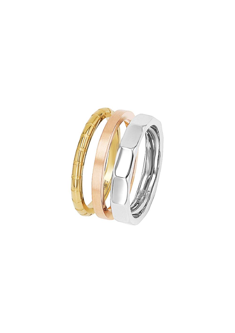 s.Oliver Steck-Ringe aus Edelstahl Online Outlet