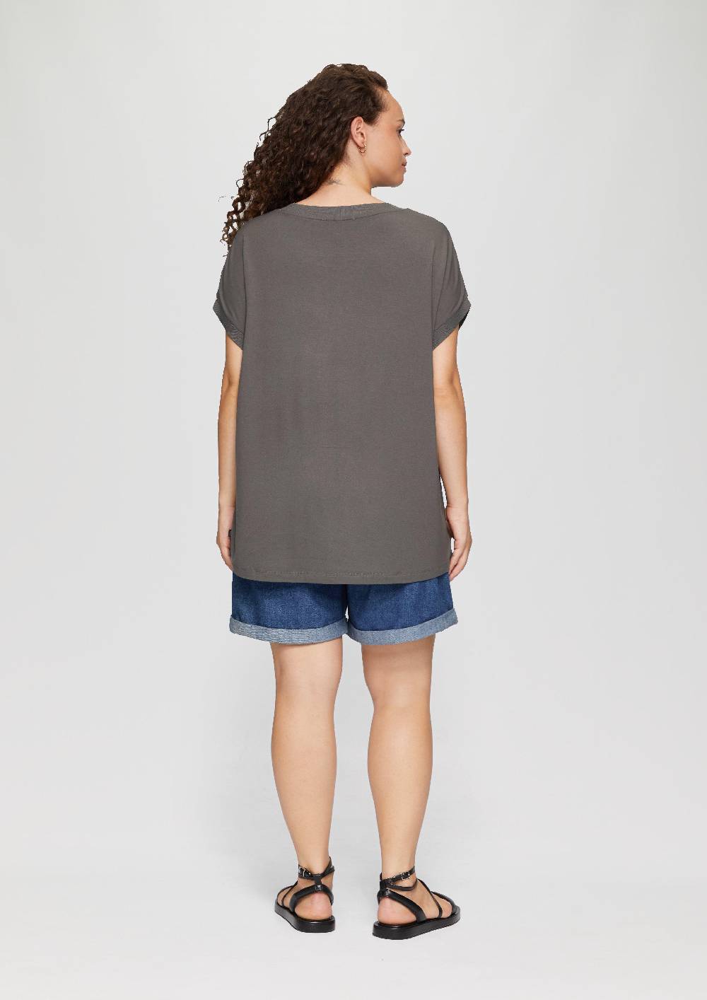 s.Oliver Materialmix-T-Shirt im Loose Fit Letzte 2 Tage