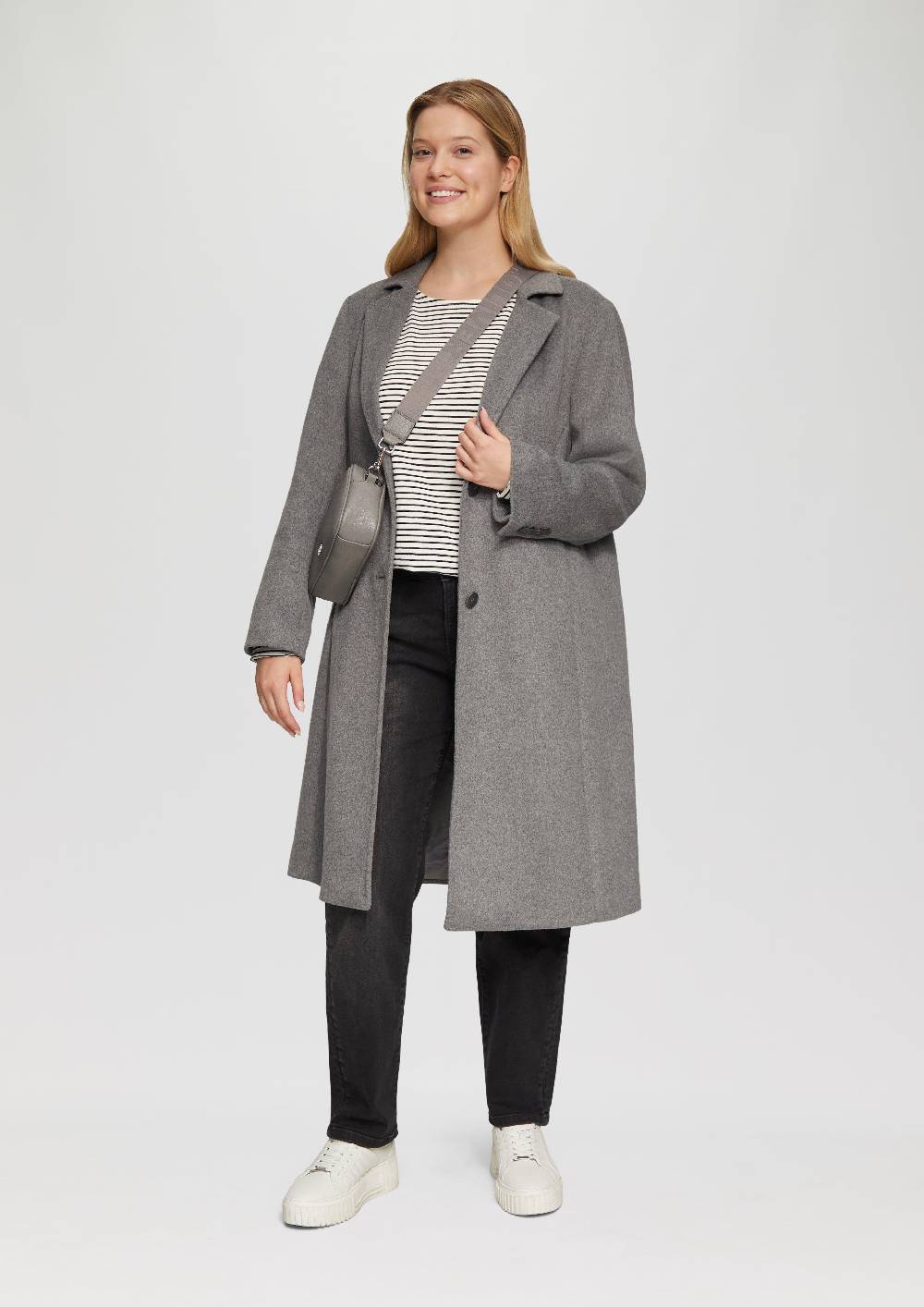 s.Oliver Longsleeve mit Flammgarnstruktur und Rundhalsausschnitt Zeitbegrenzte Promotion