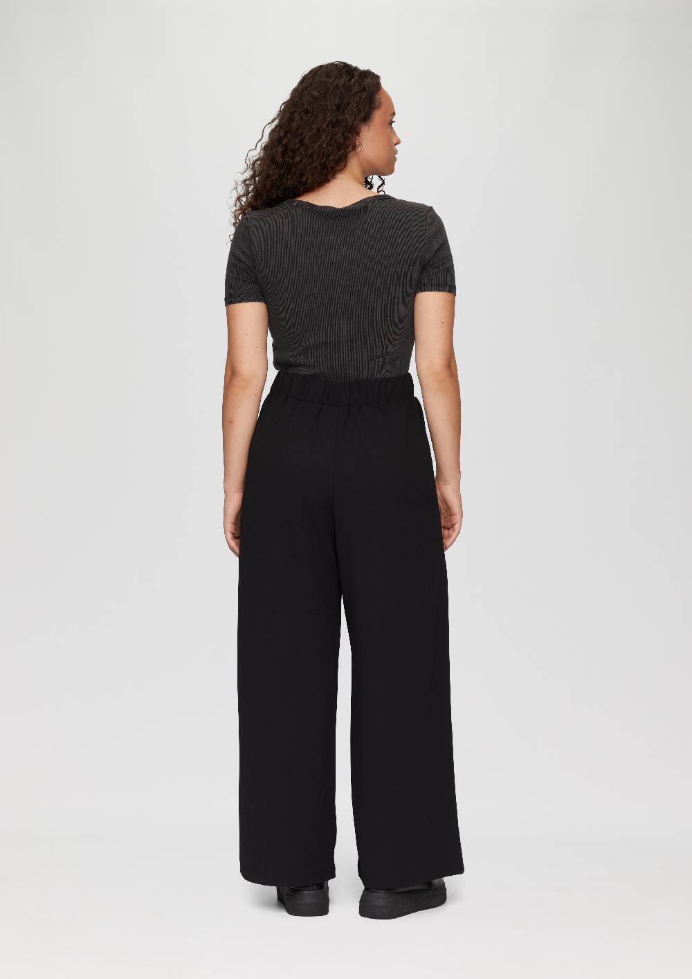 s.Oliver Crêpe-Hose im Relaxed Fit mit Wide Leg Bis zu 60% Rabatt