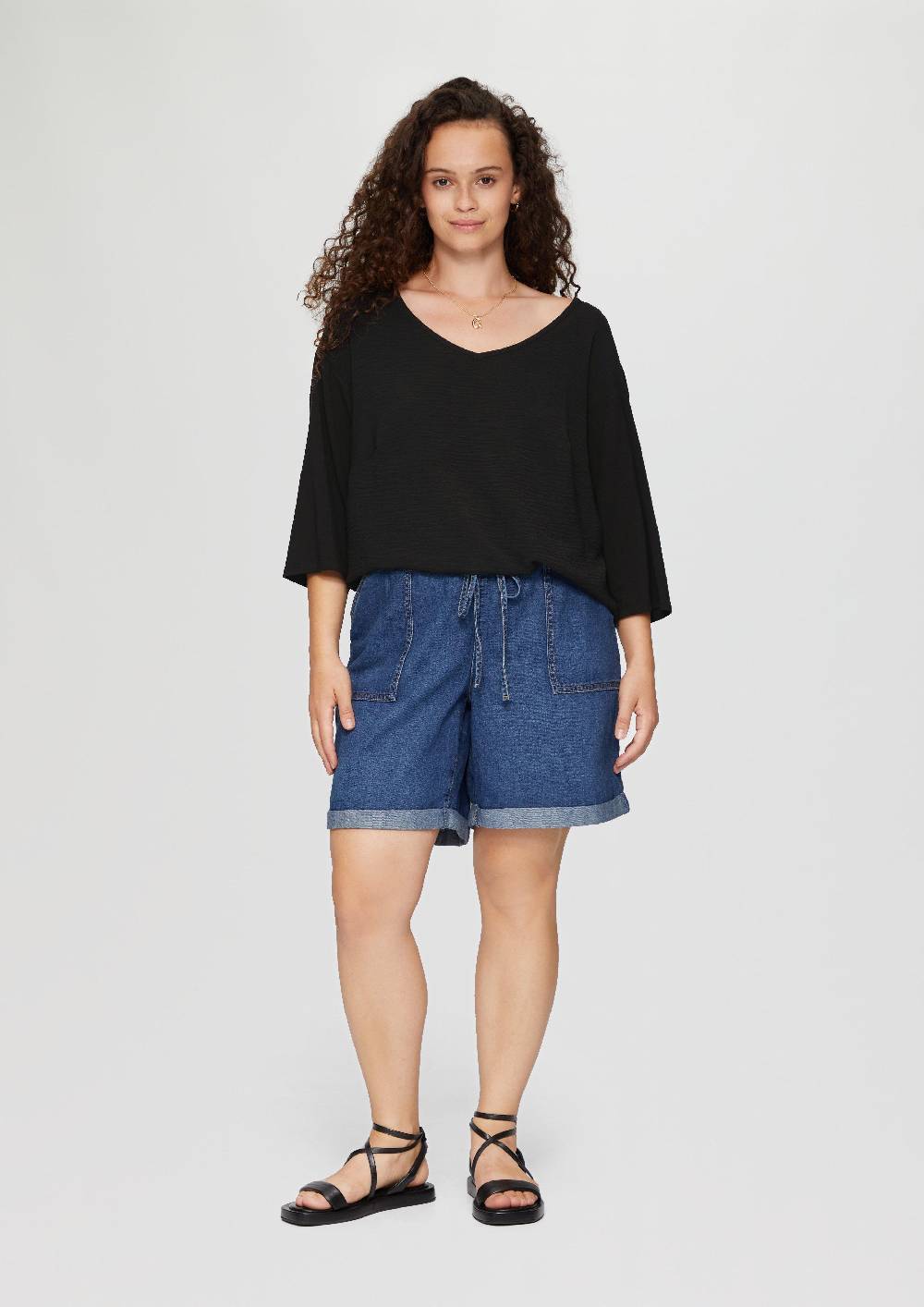 s.Oliver Shirt im Fabricmix und Loose Fit Sonderangebot der Fabrik