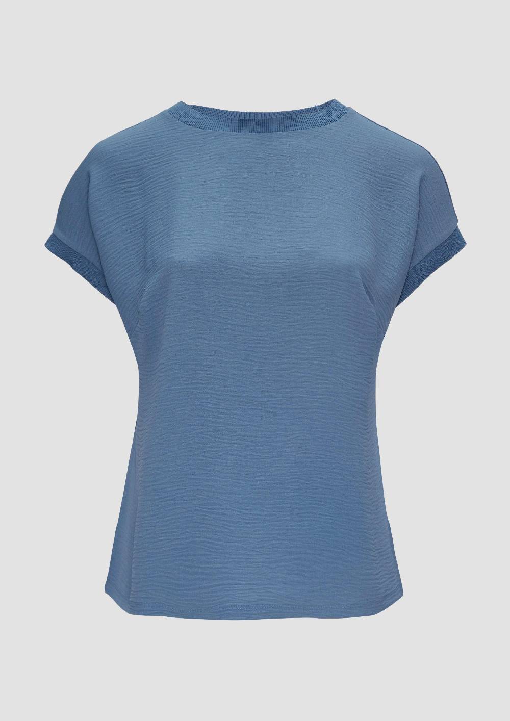 s.Oliver Materialmix-T-Shirt im Loose Fit Nur noch ein Tag übrig
