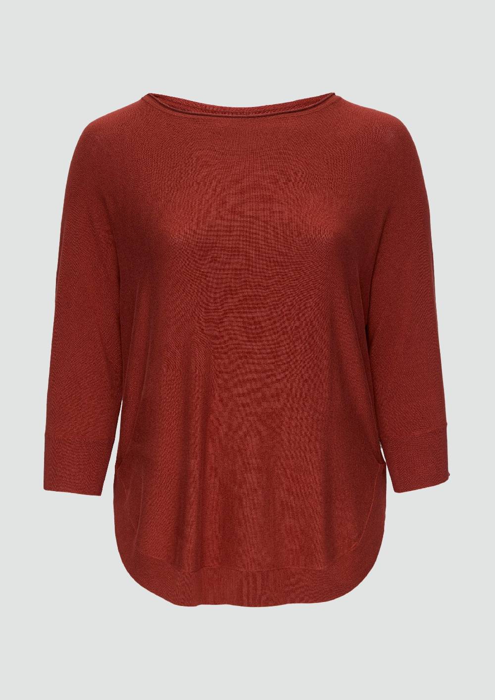 s.Oliver Viskosemix-Pullover mit Fledermausärmeln Fabrikladen