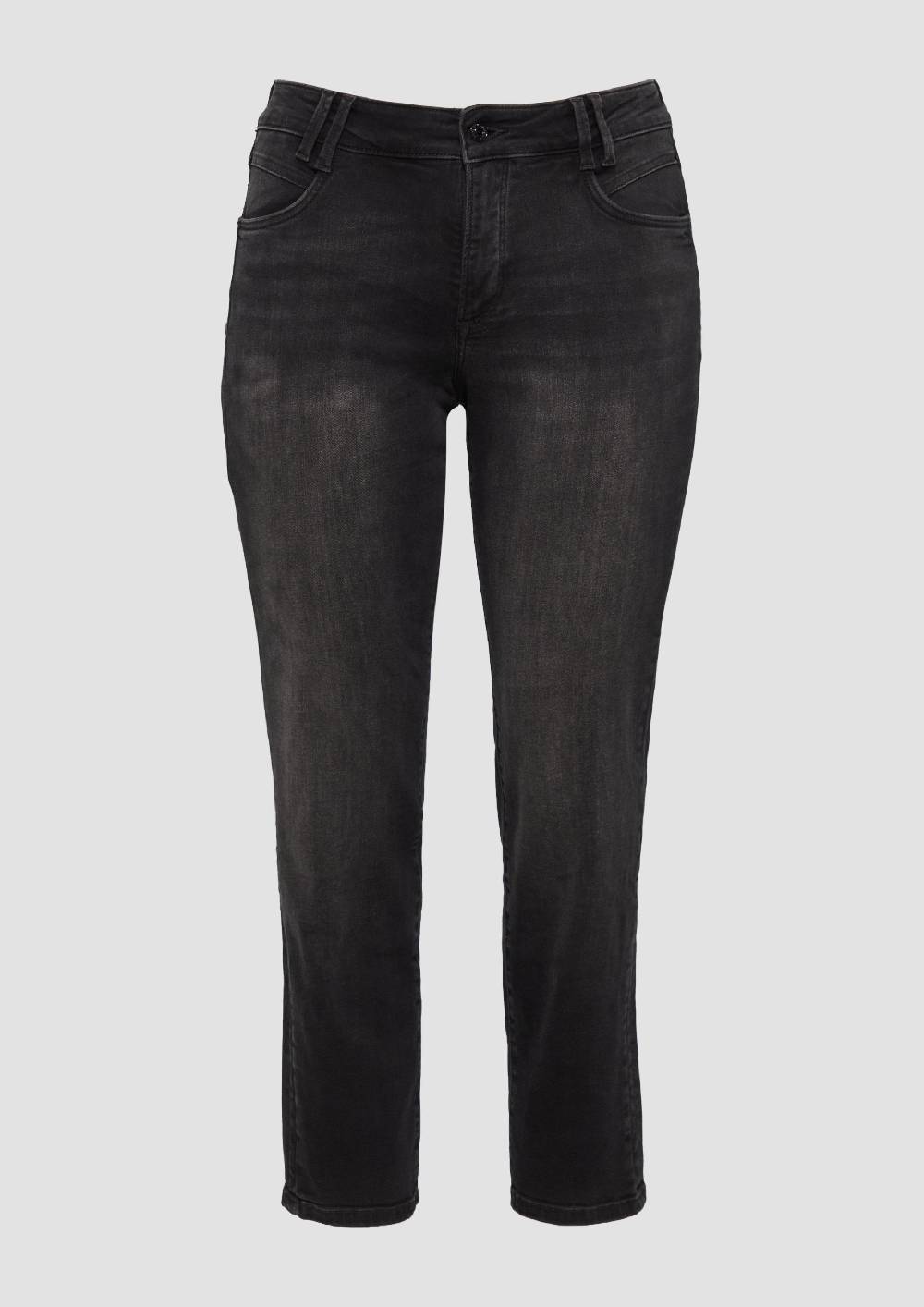 s.Oliver Jeans / Curvy Fit / Mid Rise / Semi Wide Leg Black Friday Preise