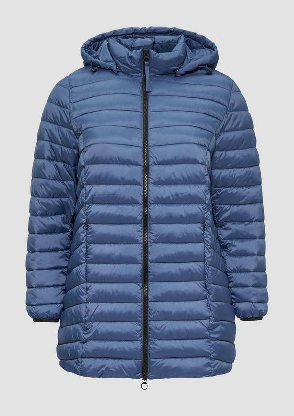 s.Oliver Steppjacke mit Logo-Kapuze im Angebot
