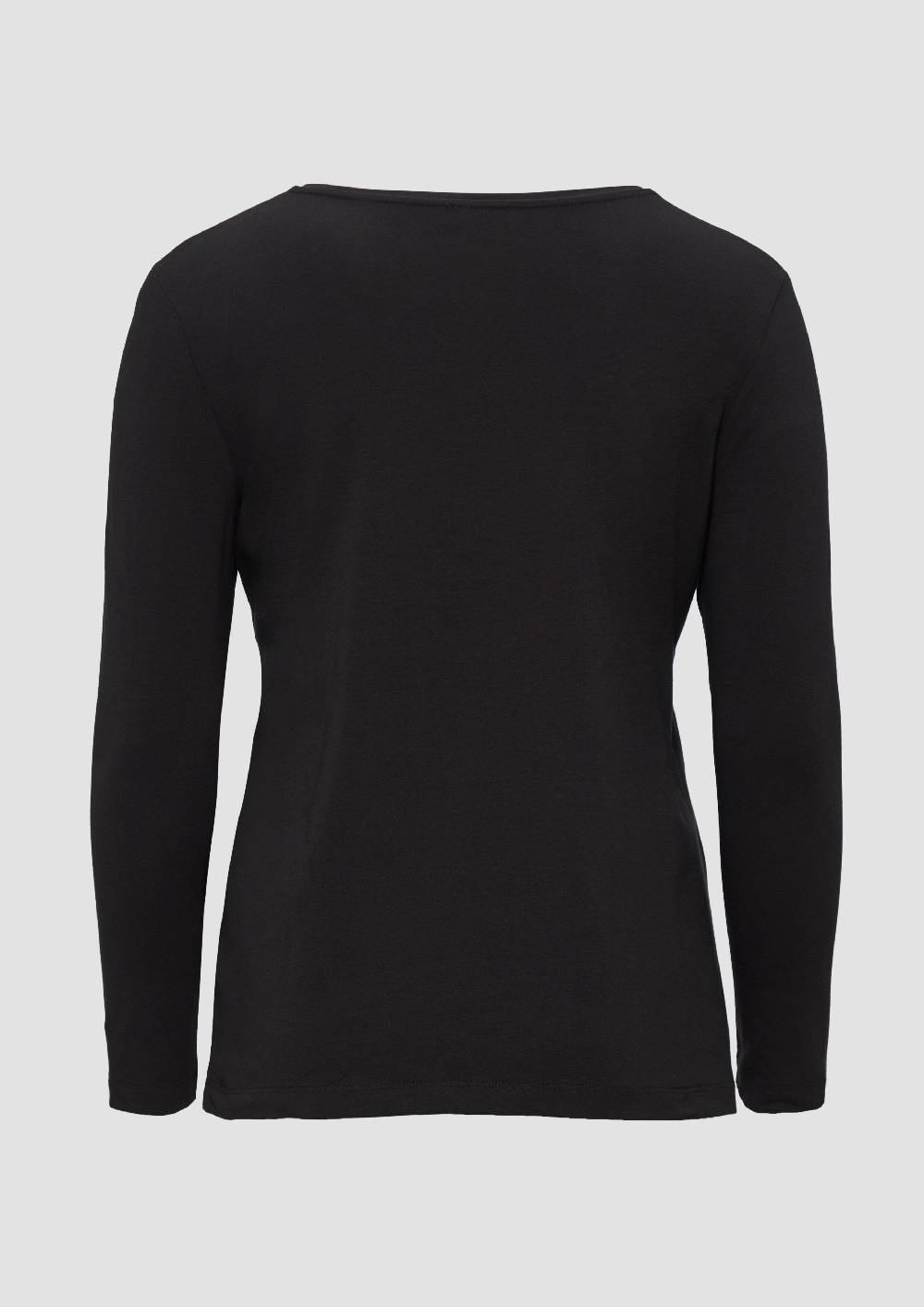 s.Oliver Longsleeve aus Baumwollstretch Limitierter Zeitrabatt