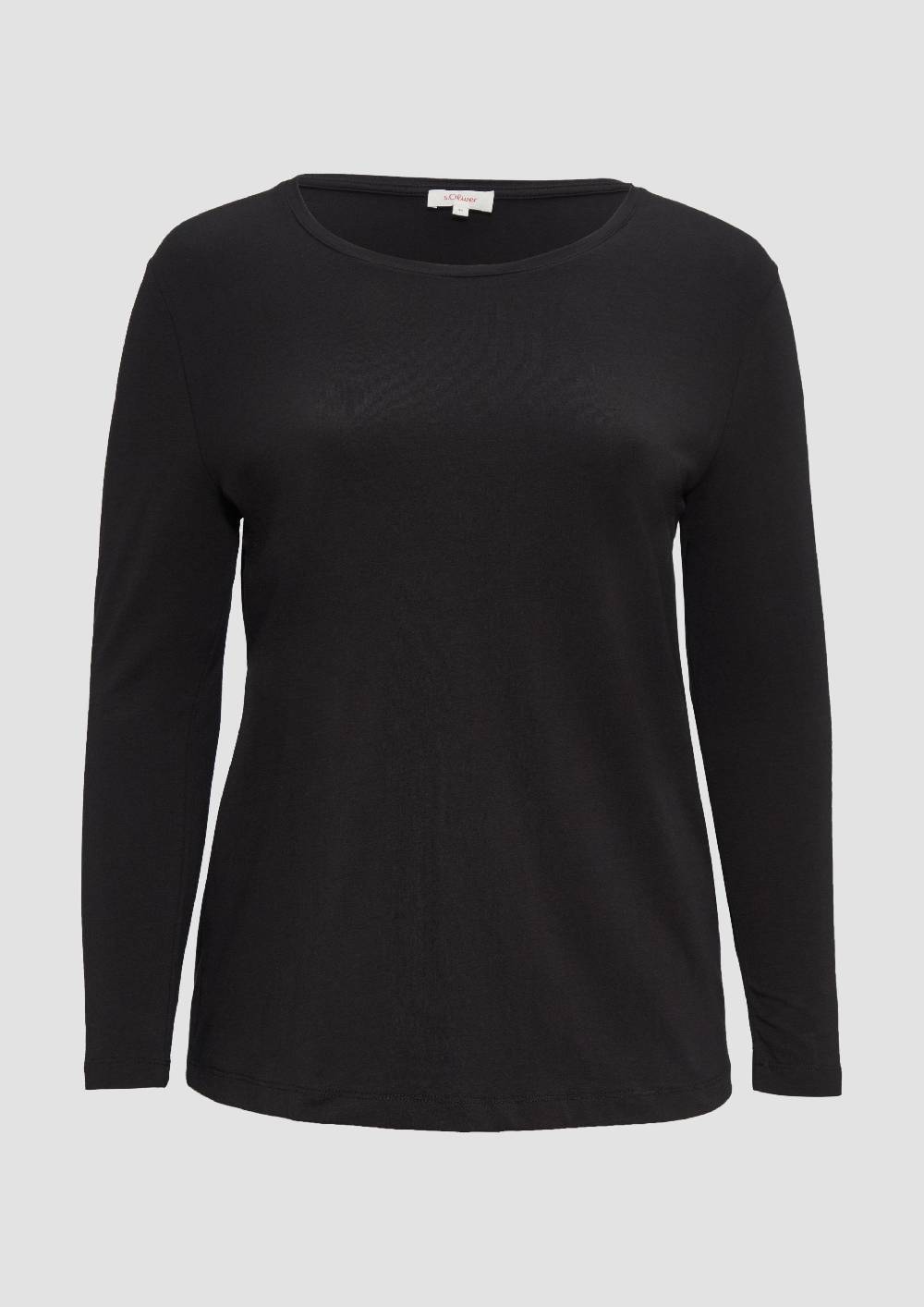 s.Oliver Longsleeve aus Baumwollstretch Limitierter Zeitrabatt