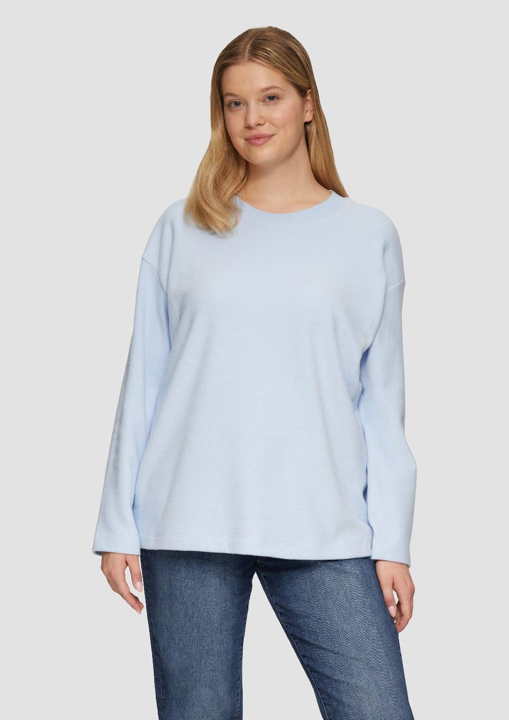 s.Oliver Weiches Sweatshirt mit überschnittenen Schultern Sonderangebot