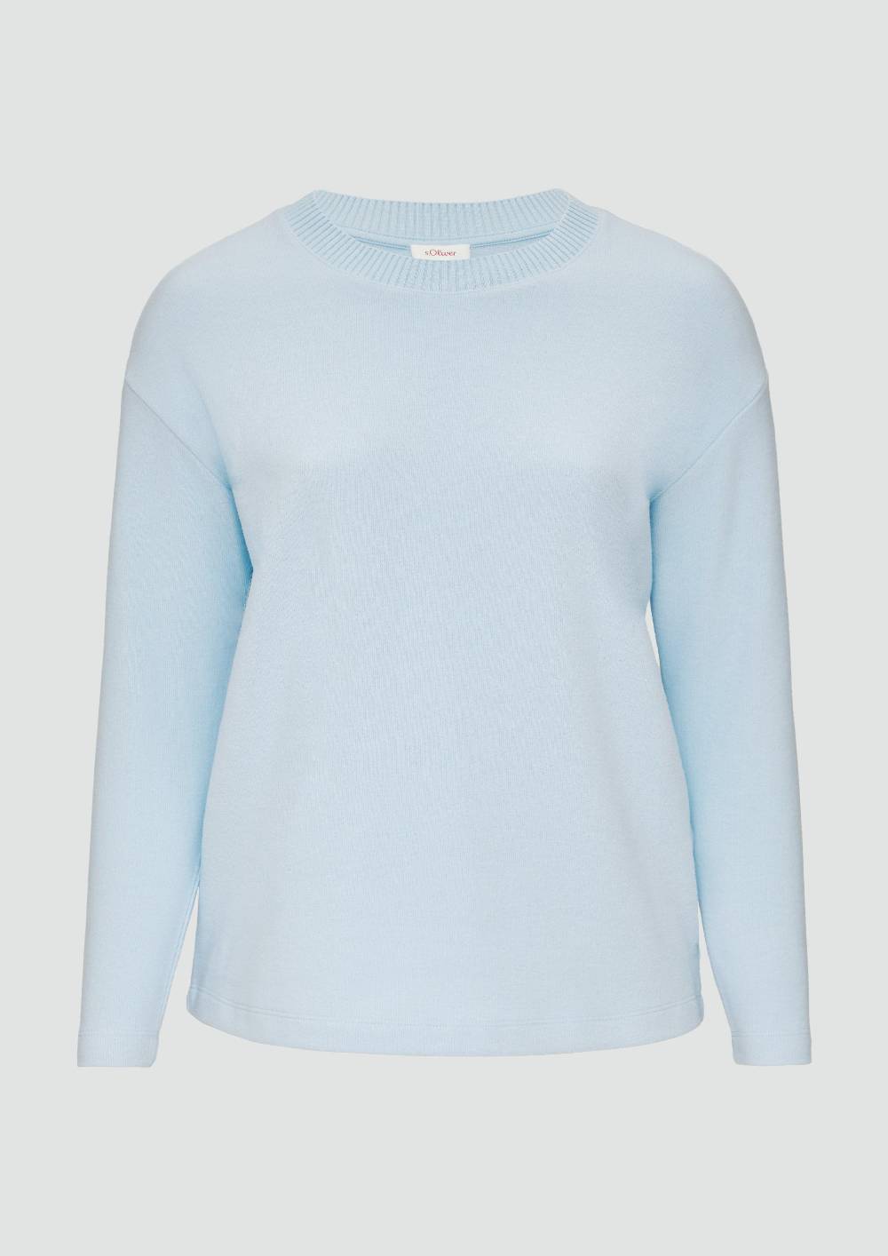 s.Oliver Weiches Sweatshirt mit überschnittenen Schultern Sonderangebot