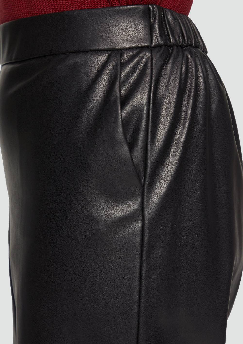 s.Oliver Culotte aus Lederimitat mit Nahtdetails Günstig kaufen