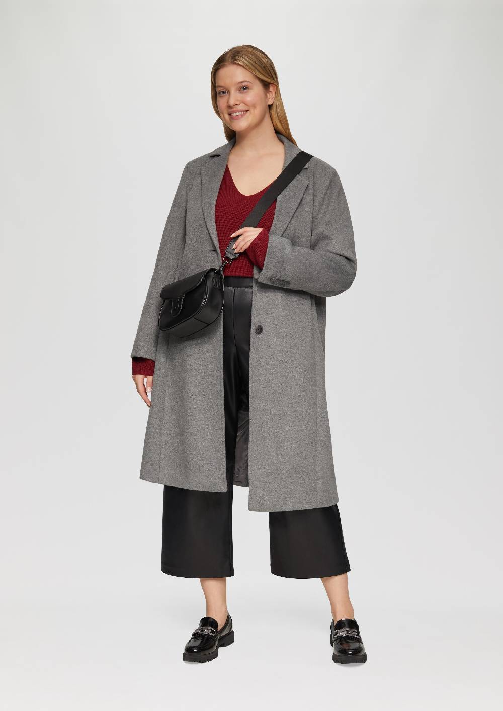 s.Oliver Culotte aus Lederimitat mit Nahtdetails Günstig kaufen