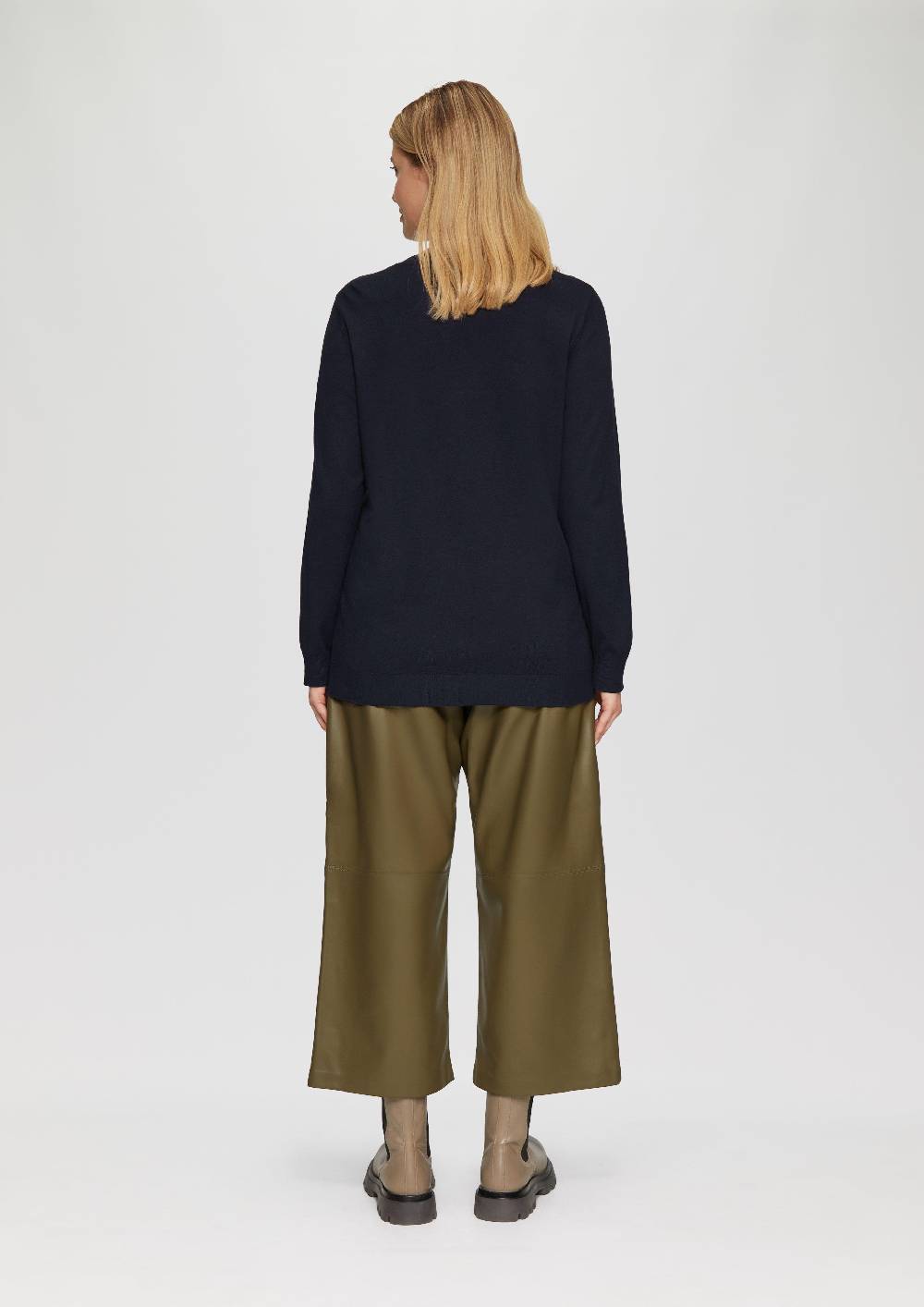 s.Oliver Strickpullover mit Rundhalsausschnitt Saisonschlussverkauf