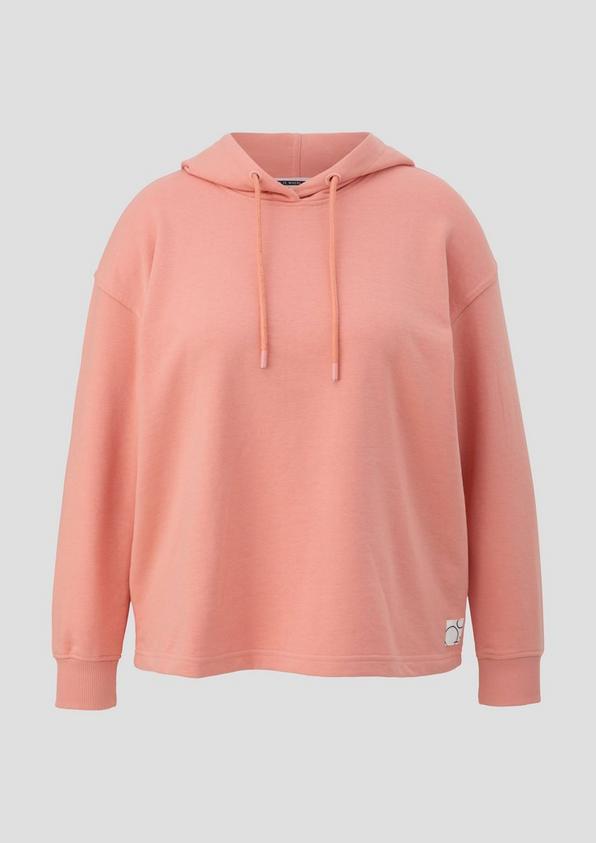 s.Oliver Kapuzensweatshirt mit überschnittener Schulter Muttertagsangebot