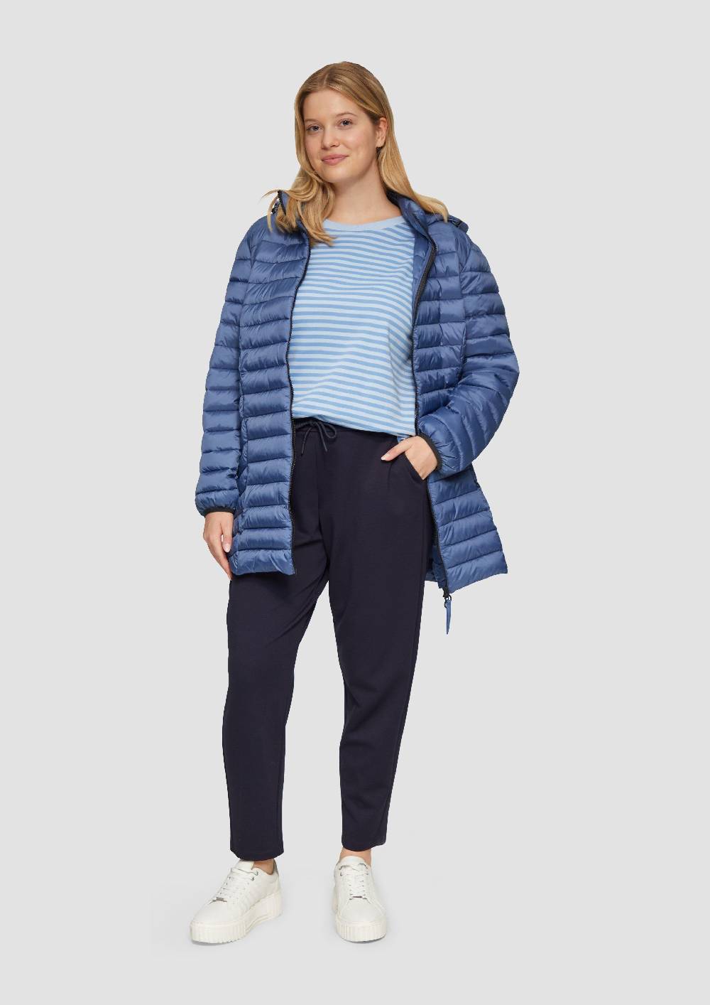 s.Oliver Gestreiftes Shirt im Relaxed Fit aus Interlock-Jersey Valentinstagsangebot