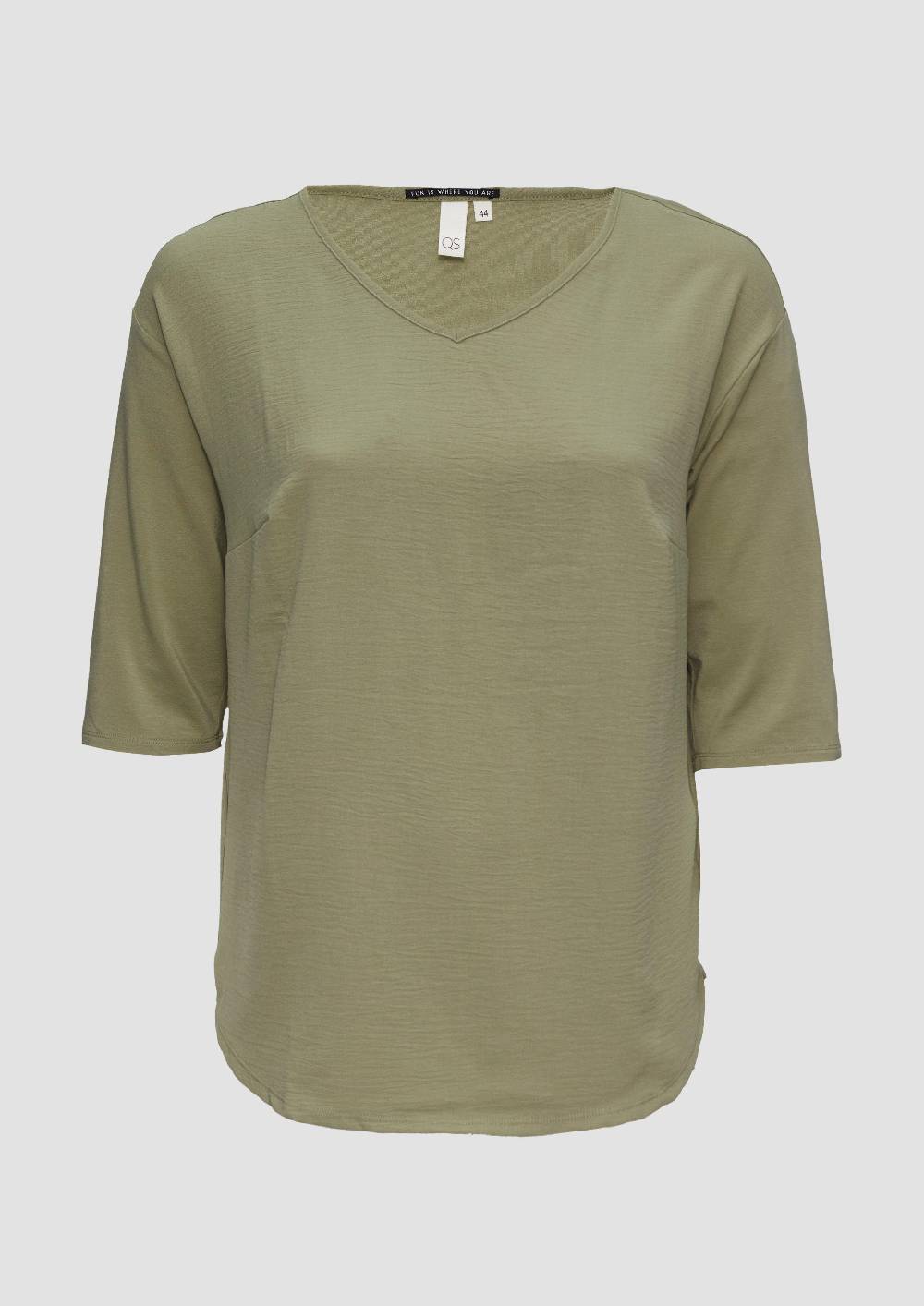 s.Oliver Shirt im Fabricmix und Loose Fit Lagerräumung