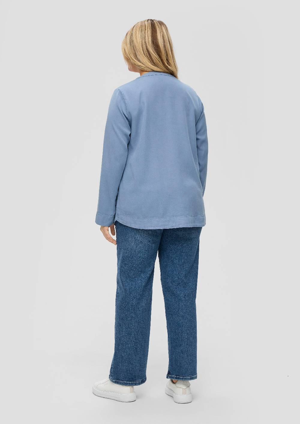 s.Oliver Lyocellbluse mit Tunika-Ausschnitt Top Angebot