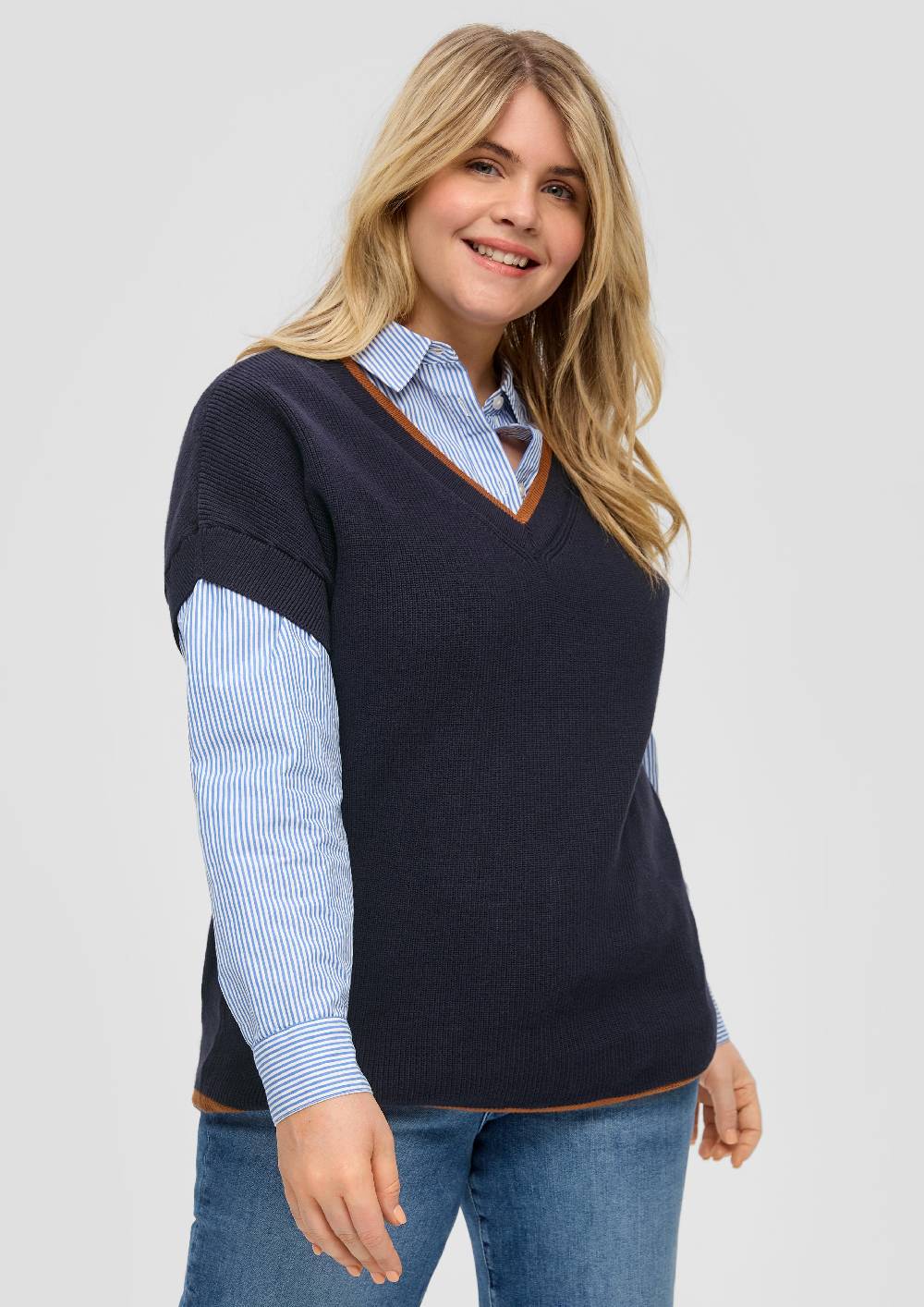 s.Oliver Pullover mit V-Ausschnitt Zeitlich begrenztes Angebot