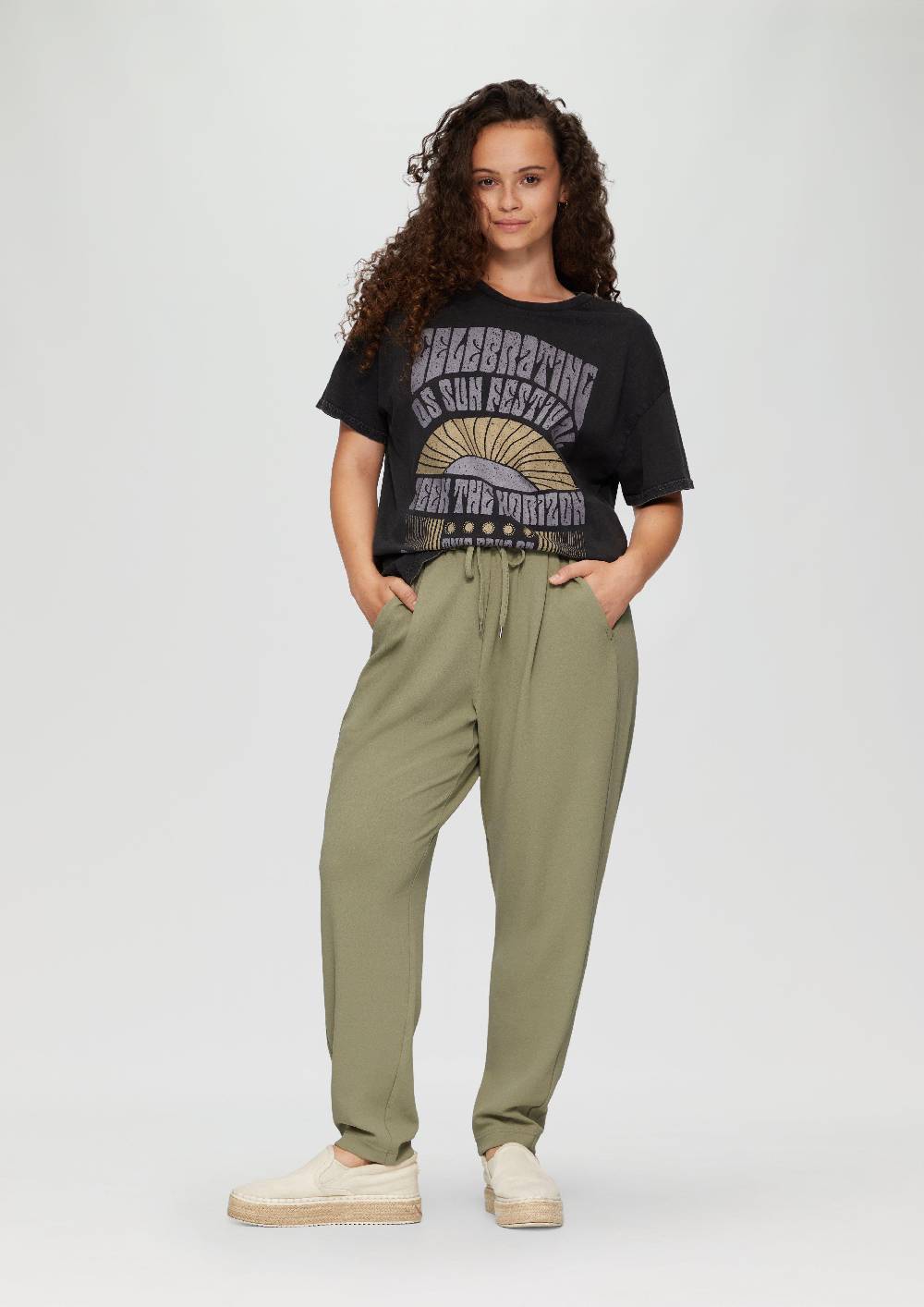 s.Oliver Jogpants aus Interlock-Crêpe Neuheiten