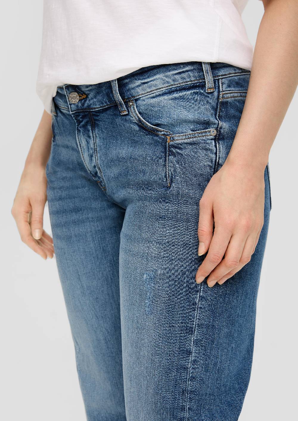 s.Oliver Curvy Jeans / Regular Fit / Mid Rise / Semi-Wide Leg Sonderangebote