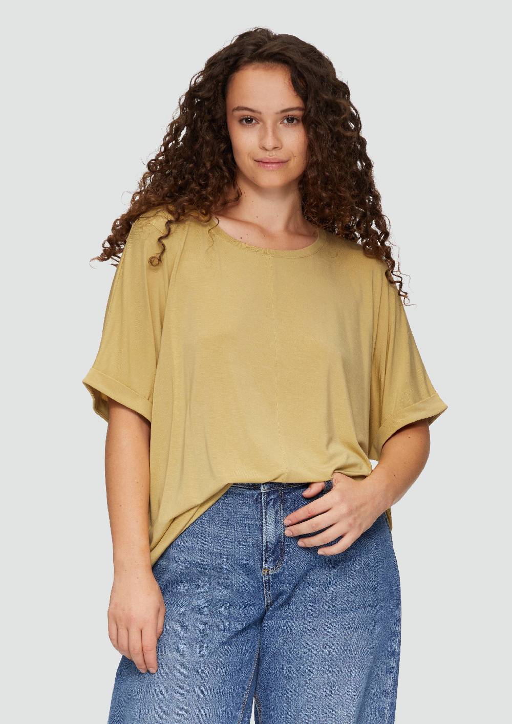 s.Oliver Loose-Fit-Shirt im Lyocellmix VIP-Rabatte