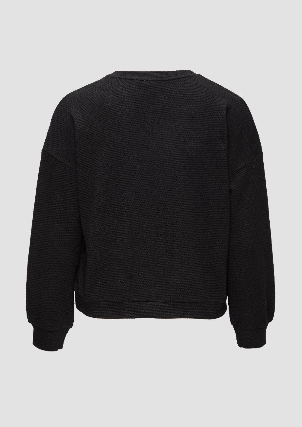 s.Oliver Loose Fit-Sweatshirt mit Struktur Super Sparpreis