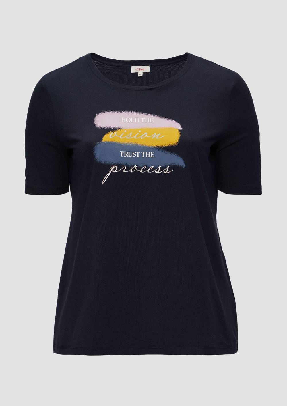 s.Oliver T-Shirt mit Rundhalsausschnitt und Front-Print Wochenangebot